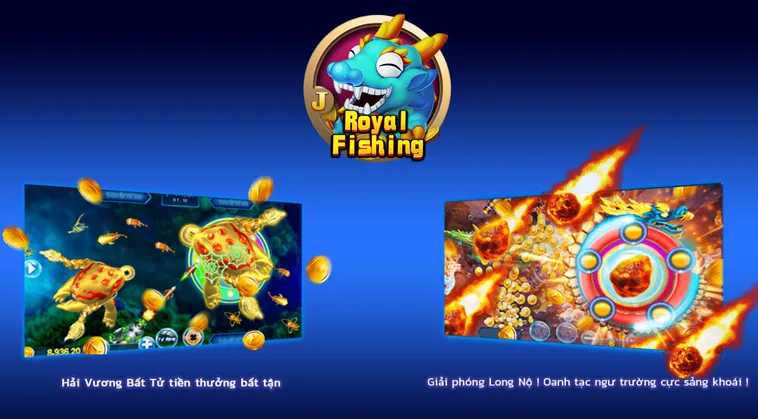 Chinh Phục Đại Dương Rinh Thưởng Khủng Với Bắn Cá Royal Fishing 123Win